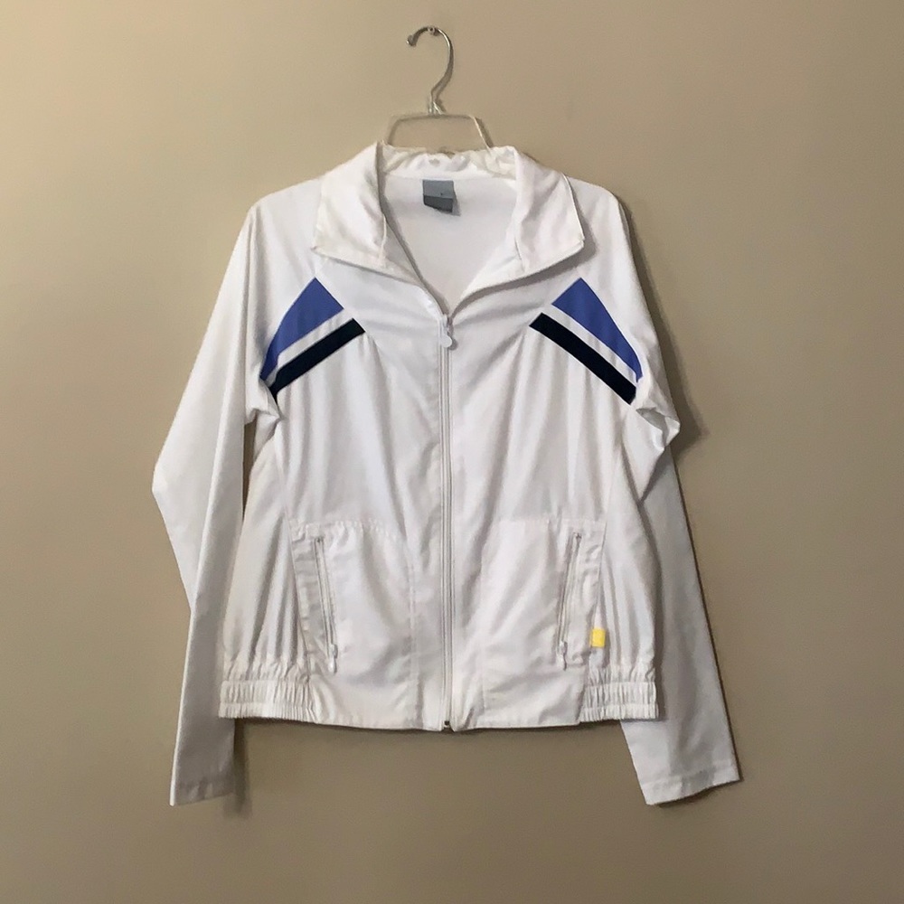Nike Play Up - XL - Track Jacket Full Zip - White/Blue/Yellow